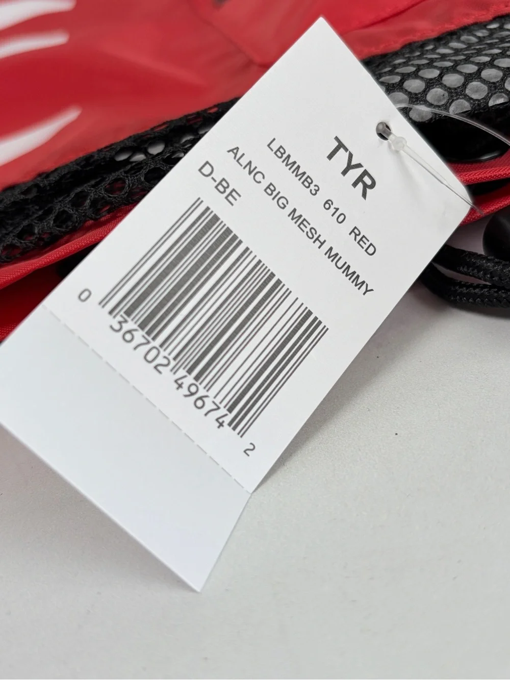 TYR Alliance Big Mesh Mummy Backpack 40L Red NWT